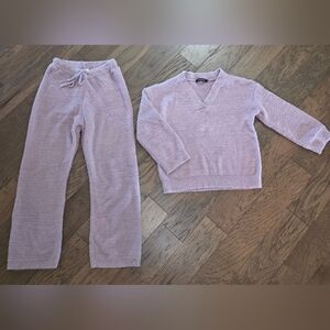 Cozy Ladies Pajama Set in Light Purple